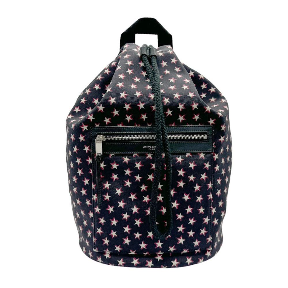 Saint Laurent shoulder bag canvas black red white